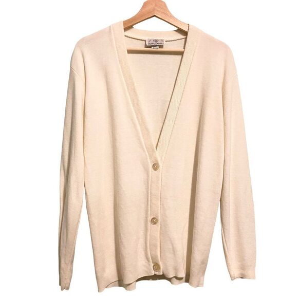 Vintage Spring Seasons Made in USA Front Button Cardigan ***SEE MEASUREMENTS*** - Picture 1 of 7